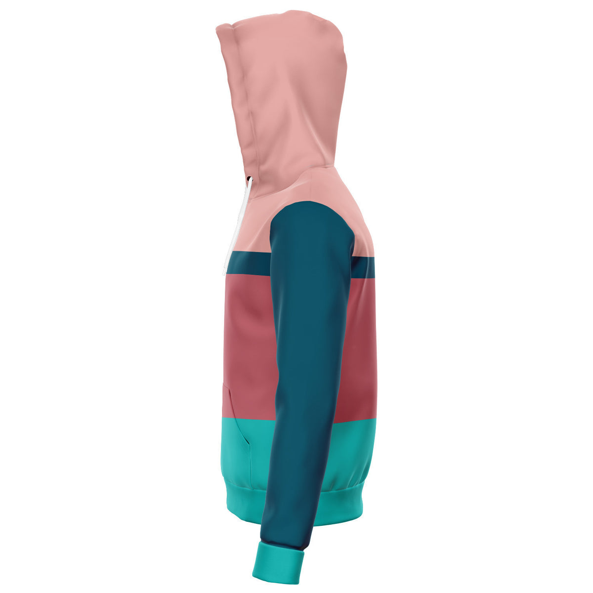 Whirl Unisex Colorblock Hoodie - 3 Red Rovers
