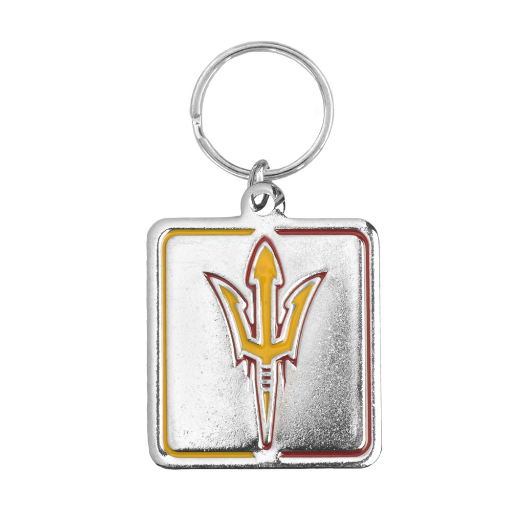 AZ State Sun Devils Collar Square Charm - 3 Red Rovers