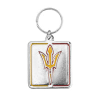 AZ State Sun Devils Collar Square Charm - 3 Red Rovers