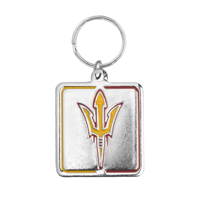 AZ State Sun Devils Collar Square Charm - 3 Red Rovers