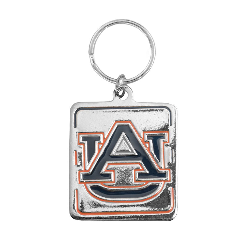 Auburn Tigers Collar Square Charm - 3 Red Rovers