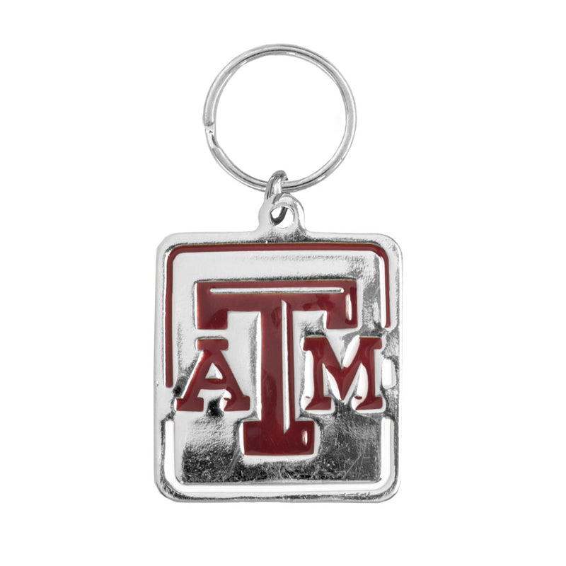 TX A&M Aggies Collar Square Charm - 3 Red Rovers