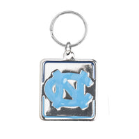 NC Tar Heels Collar Square Charm - 3 Red Rovers