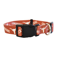 TX Longhorns Ltd Dog Collar or Leash - 3 Red Rovers