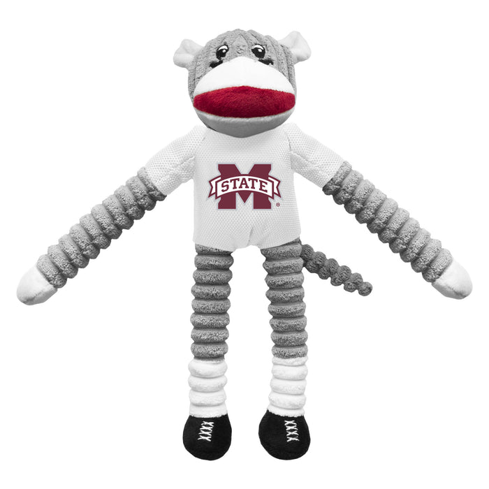 MS State Bulldogs Sock Monkey Toy - 3 Red Rovers