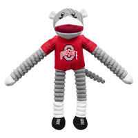OH State Buckeyes Sock Monkey Toy - 3 Red Rovers