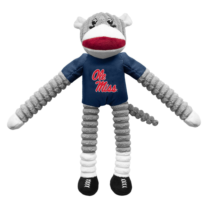 MS Ole Miss Rebels Sock Monkey Toy - 3 Red Rovers