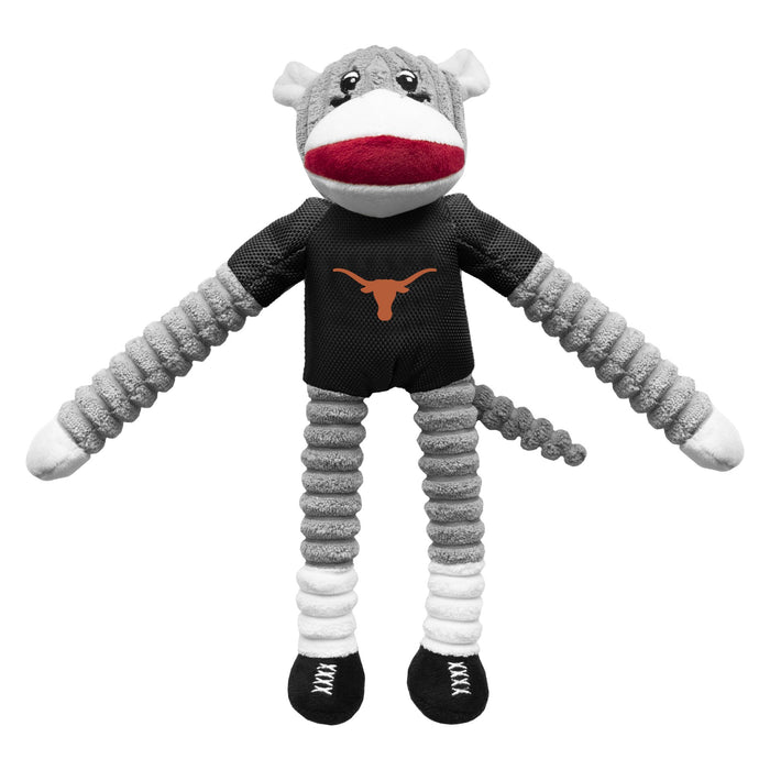 TX Longhorns Sock Monkey Toy - 3 Red Rovers