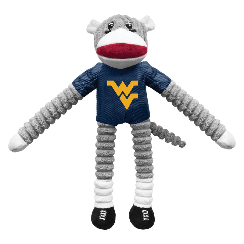 WV Mountaineers Sock Monkey Toy - 3 Red Rovers