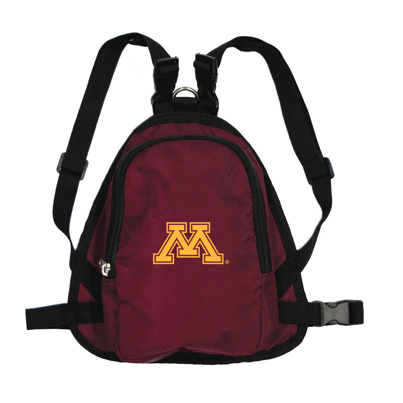 MN Golden Gophers Pet Mini Backpack - 3 Red Rovers