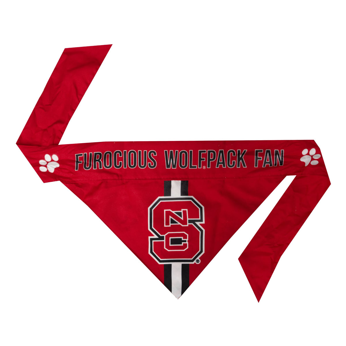 NC State Wolfpack Reversible Bandana - 3 Red Rovers