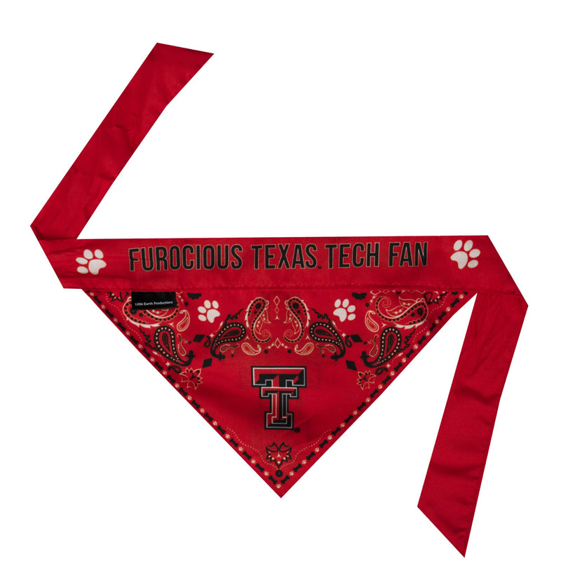 TX Tech Red Raiders Reversible Bandana - 3 Red Rovers