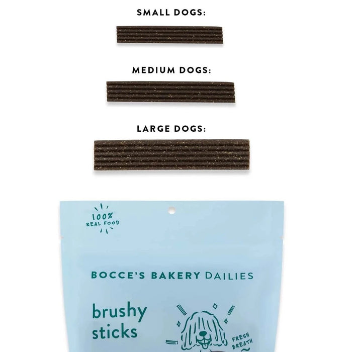 Bocce's Bakery Dailies Dog Brushy Sticks