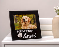 Forever in my Heart Pet Memorial Frame, Black - 3 Red Rovers