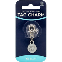 Fur Baby Silver Pet Tag Charm