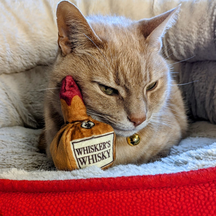 Whisker's Whisky Plush Cat Toy - 3 Red Rovers