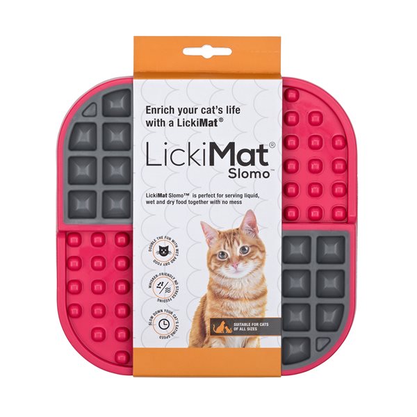 LickiMat Slomo for Cats - 3 Red Rovers