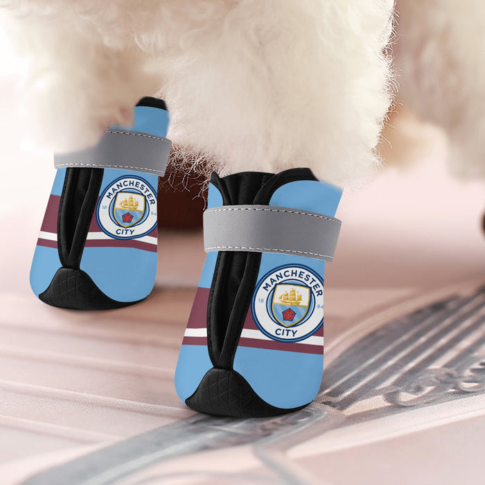 Manchester City FC 23 Home Inspired Non Slip Dog Socks
