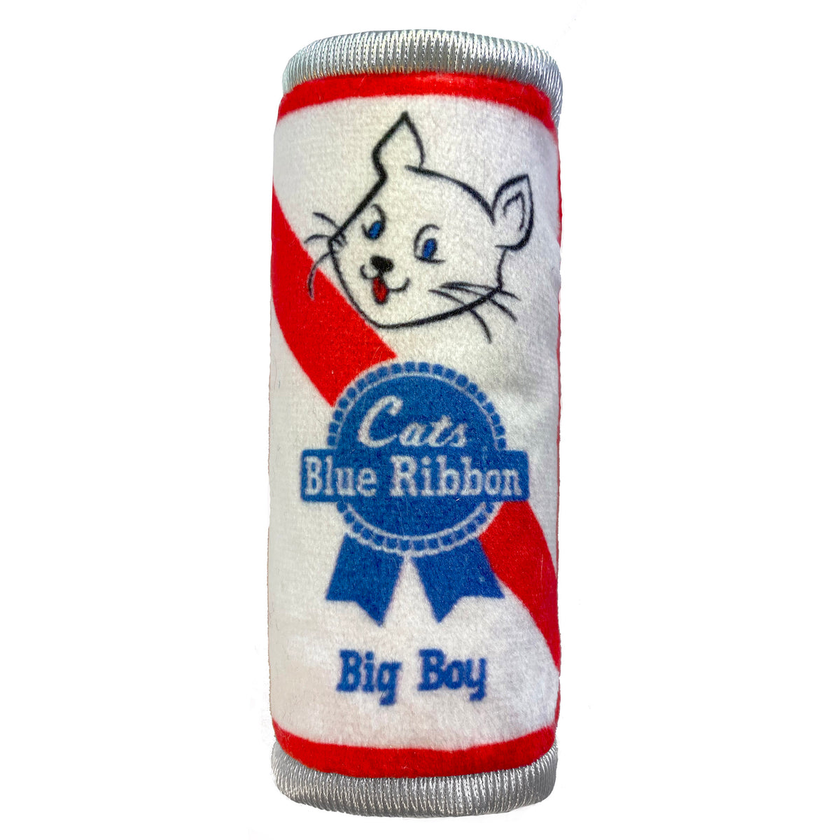 Cats Blue Ribbon Plush Cat Toy - 3 Red Rovers