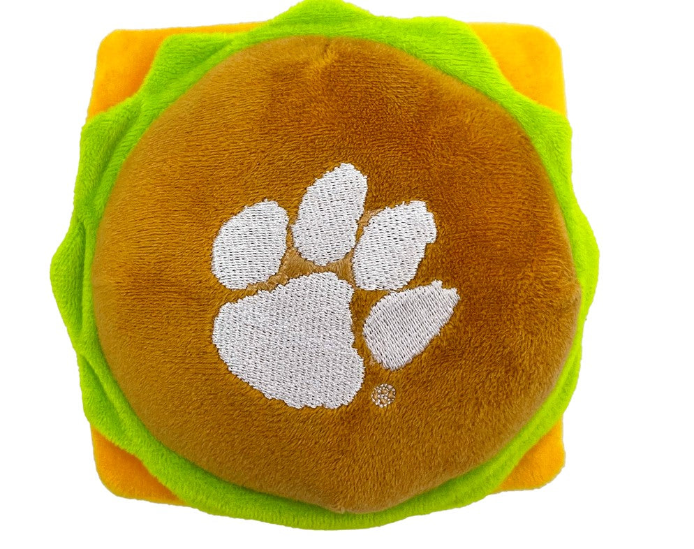 Clemson Tigers Hamburger Plush Toys 3 Red Rovers