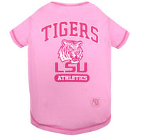 LSU Tigers Athletics Pink Tee Shirt - 3 Red Rovers