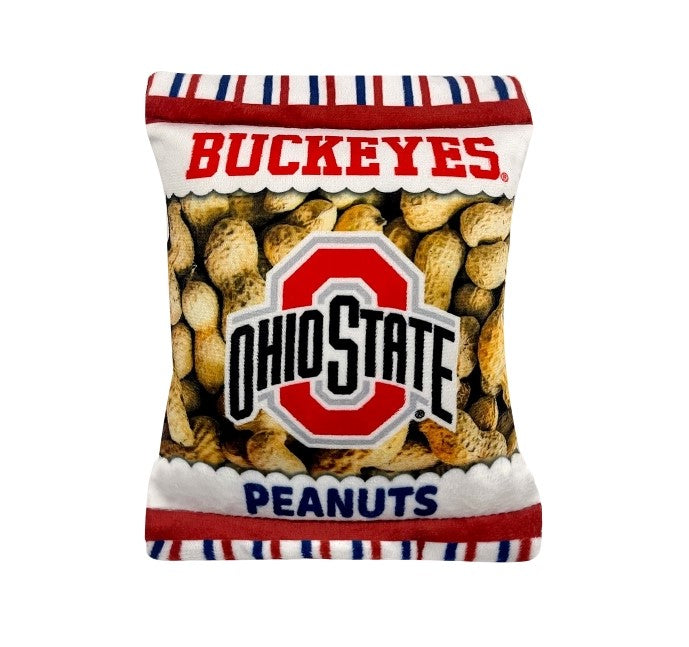 OH State Buckeyes Peanut Bag Plush Toys - 3 Red Rovers