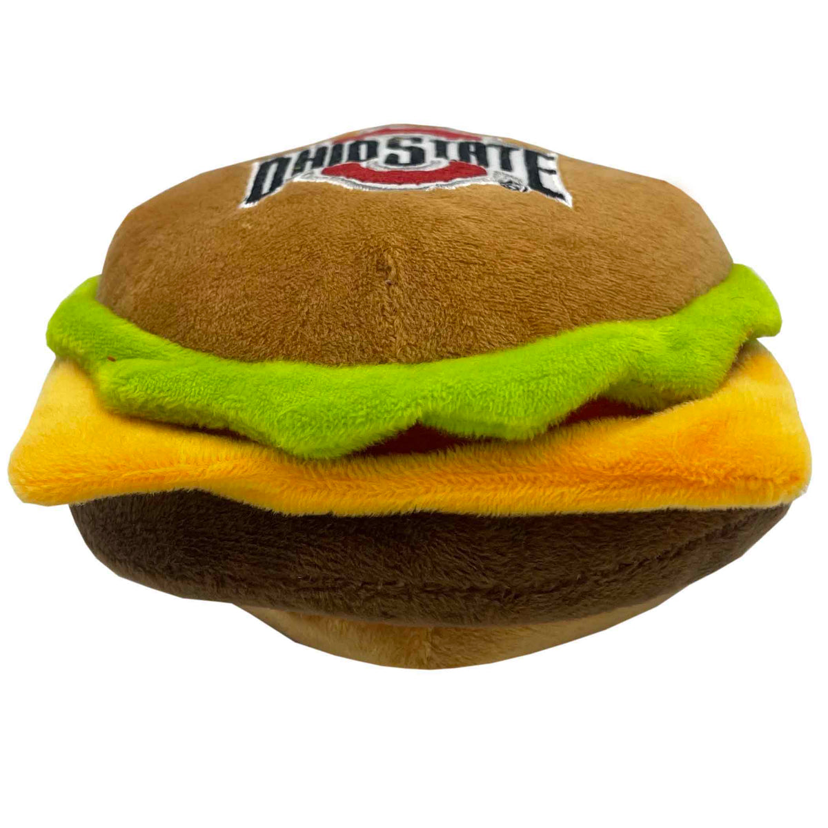OH State Buckeyes Hamburger Plush Toys - 3 Red Rovers