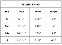 Victorian Handmade Pet Harness - Peach - 3 Red Rovers
