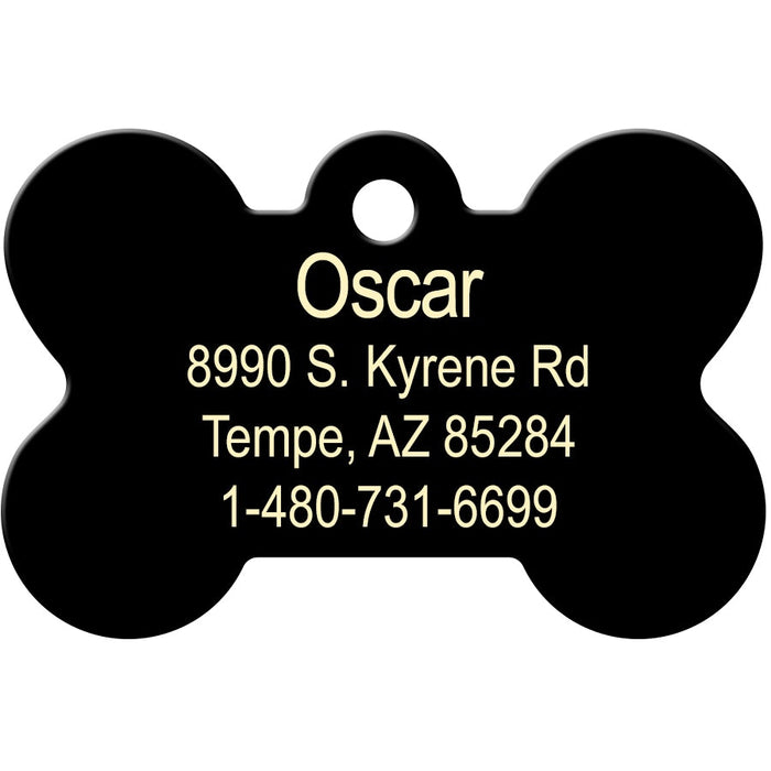 AZ State Sun Devils Pet ID Tag - Bone - 3 Red Rovers
