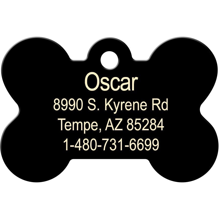 BYU Cougars Pet ID Tag - Bone - 3 Red Rovers