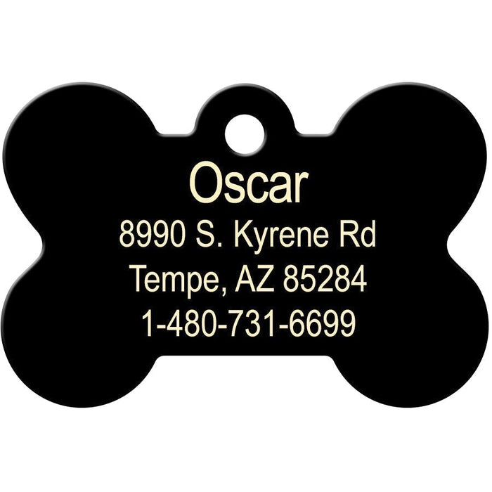 BYU Cougars Pet ID Tag - Bone - 3 Red Rovers