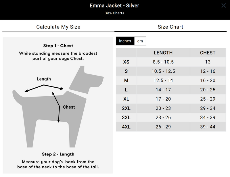 Emma Jacket - Silver - 3 Red Rovers
