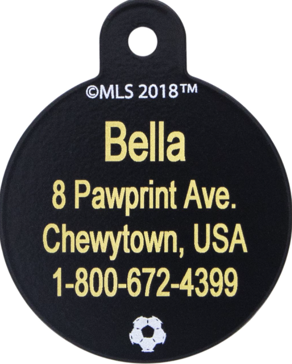 Los Angeles Galaxy Pet ID Tag - 3 Red Rovers