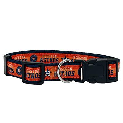 Houston Astros Satin Dog Collar or Leash