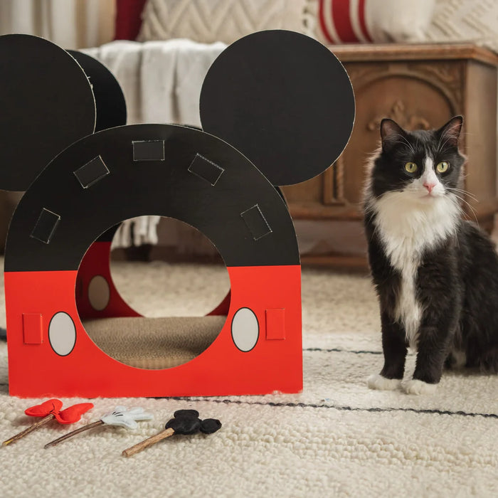 Disney Mickey Mouse Cat Scratcher Lounge with Toys