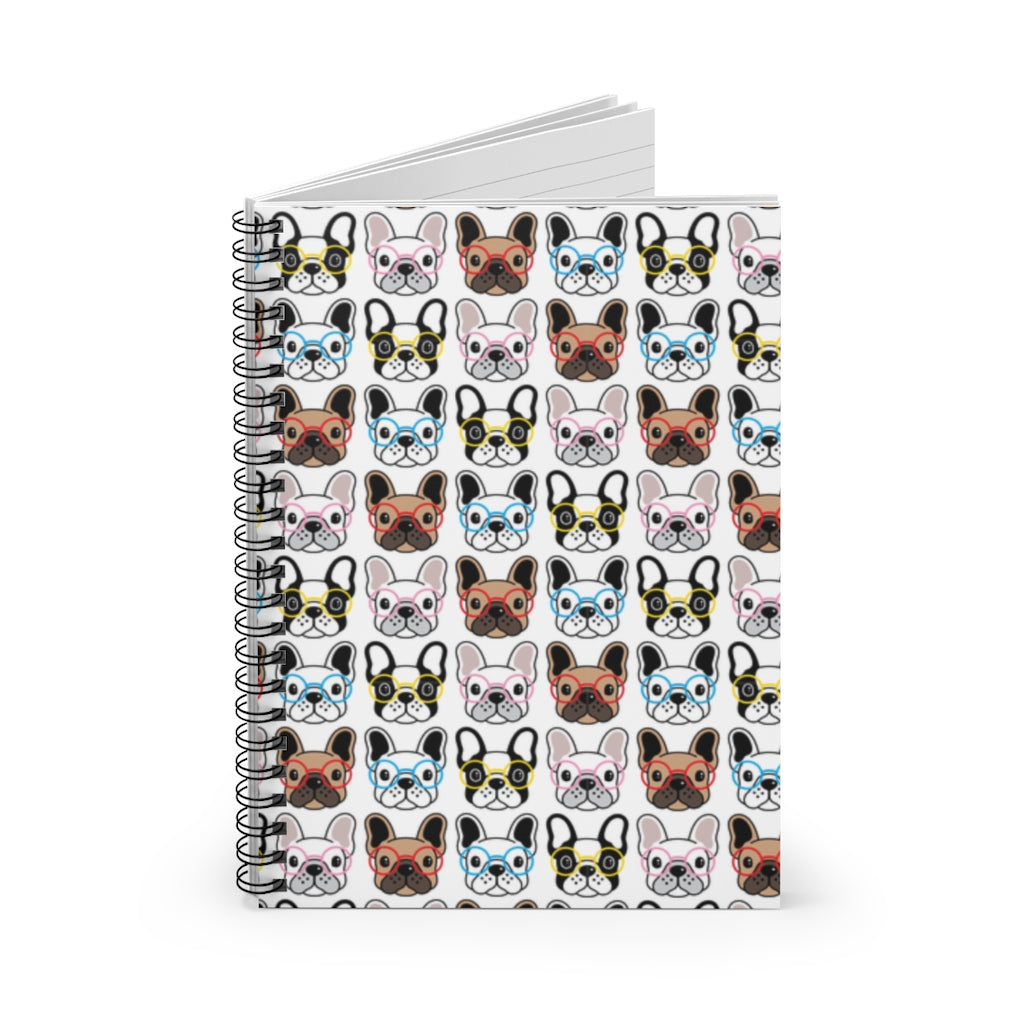 Frenchies Spiral Ruled Notebook - 3 Red Rovers