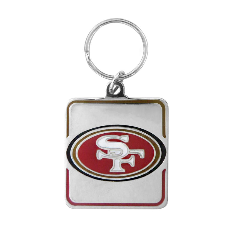 San Francisco 49ers Collar Square Charm - 3 Red Rovers