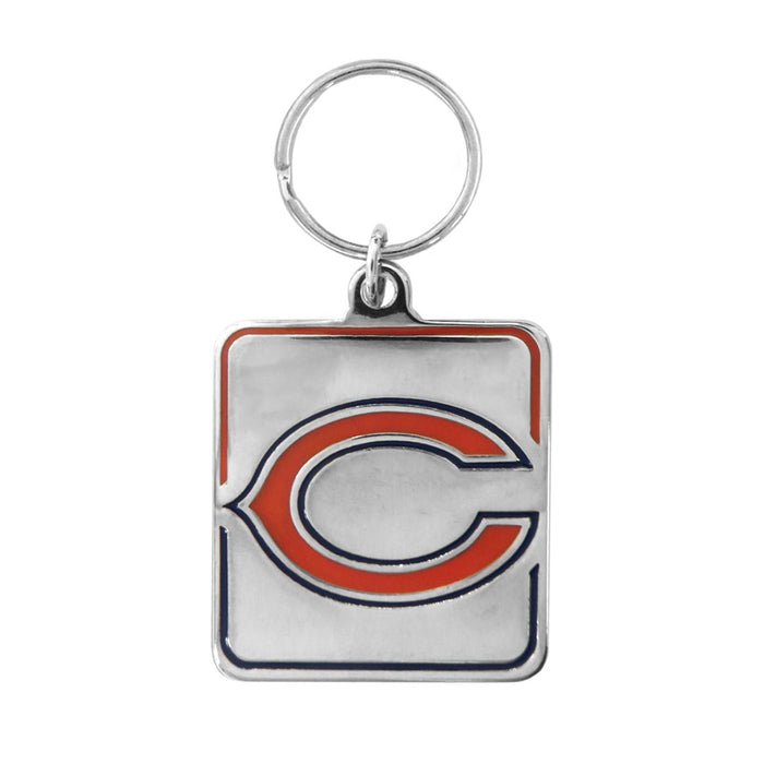 Chicago Bears Collar Square Charm - 3 Red Rovers