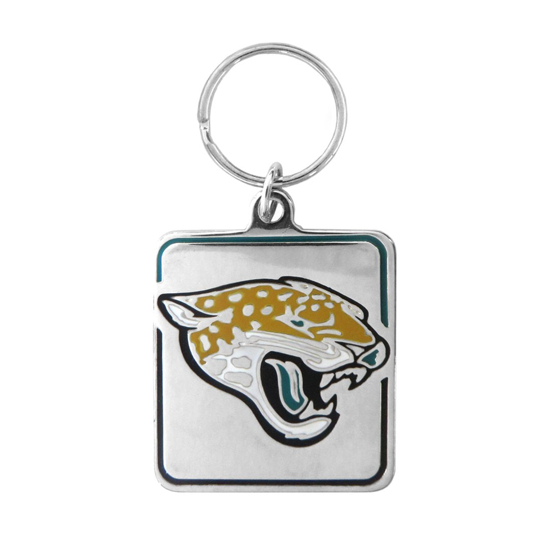 Jacksonville Jaguars Collar Square Charm - 3 Red Rovers