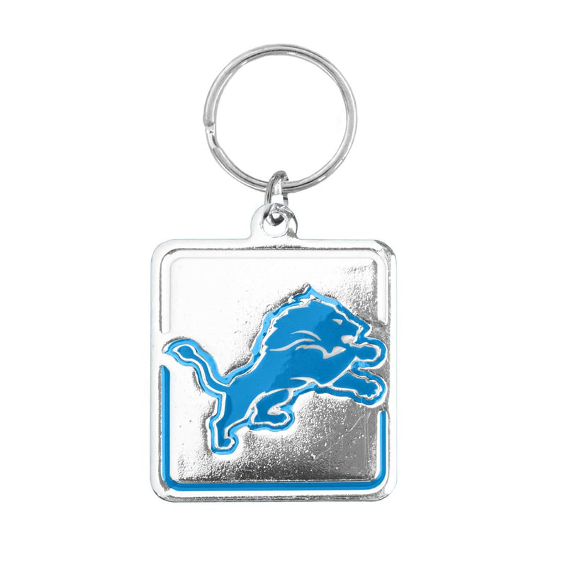 Detroit Lions Collar Square Charm - 3 Red Rovers