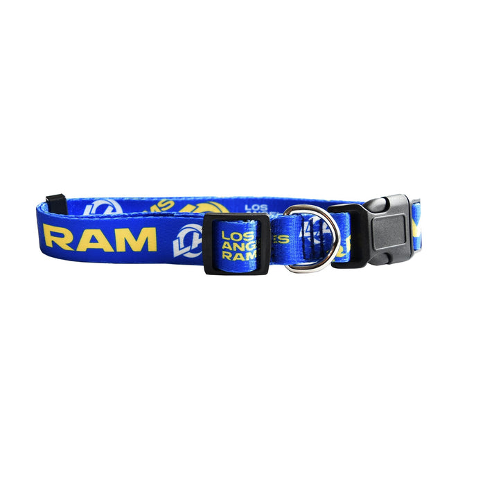 Los Angeles Rams Ltd Dog Collar - Large - READY TO SHIP - 3 Red Rovers