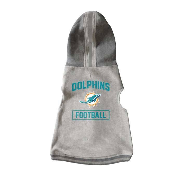 Miami Dolphins Hooded Crewneck - 3 Red Rovers