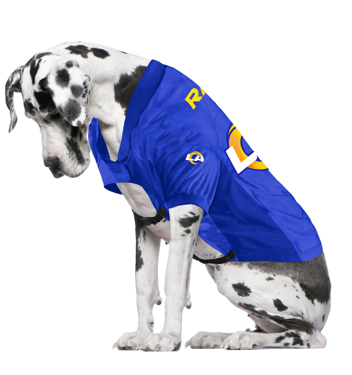 Los Angeles Rams Dog Jerseys, Rams Pet Carriers, Harness, Bandanas