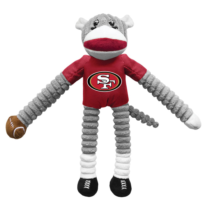 San Francisco 49ers Sock Monkey Toy - 3 Red Rovers