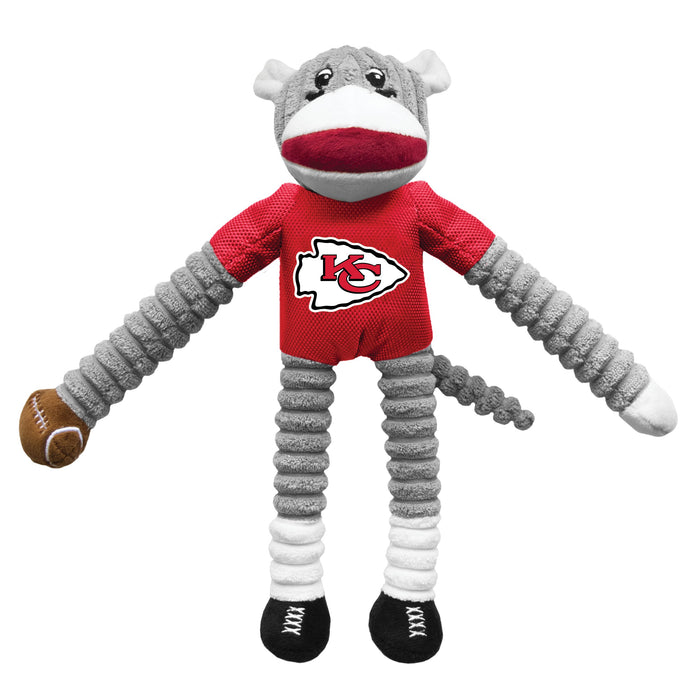 Kansas City Chiefs Sock Monkey Toy - 3 Red Rovers