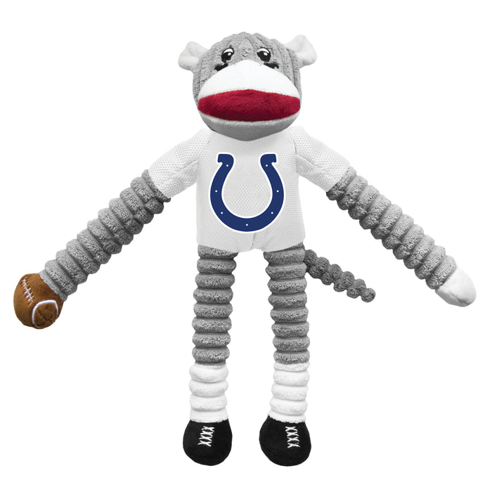 Indianapolis Colts Sock Monkey Toy - 3 Red Rovers