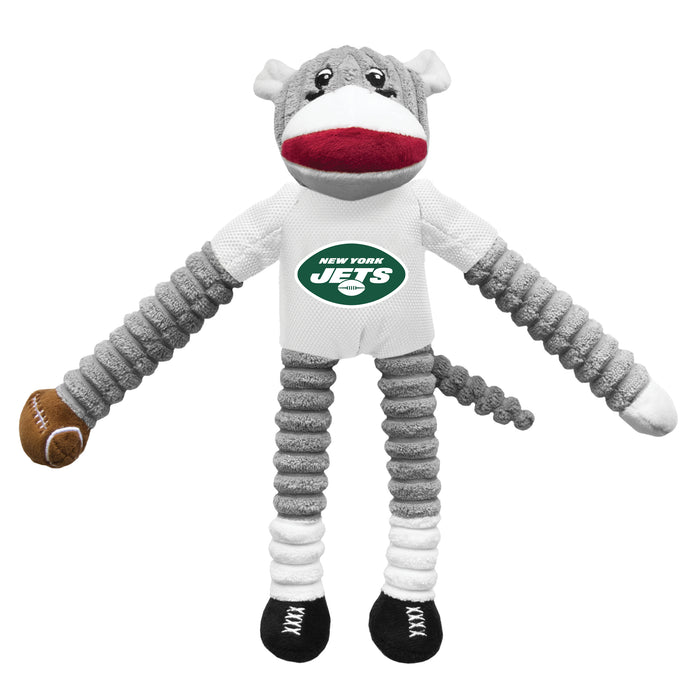 New York Jets Sock Monkey Toy - 3 Red Rovers