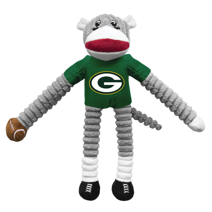 Green Bay Packers Sock Monkey Toy - 3 Red Rovers