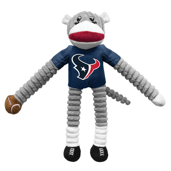 Houston Texans Sock Monkey Toy - 3 Red Rovers