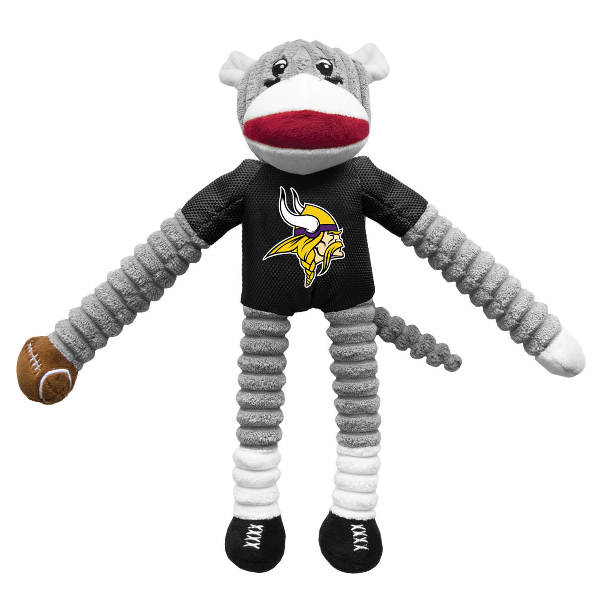 Minnesota Vikings Sock Monkey Toy - 3 Red Rovers